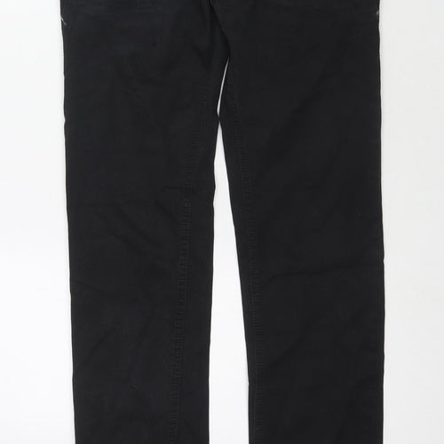GAS Mens Black Cotton Skinny Jeans Size 34 in L31 in Regular Zip