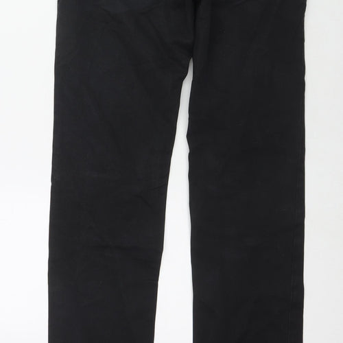 GAS Mens Black Cotton Skinny Jeans Size 34 in L31 in Regular Zip
