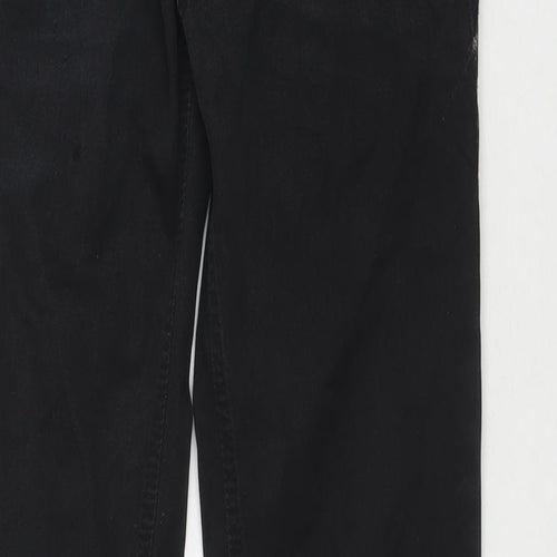 GAS Mens Black Cotton Skinny Jeans Size 34 in L31 in Regular Zip
