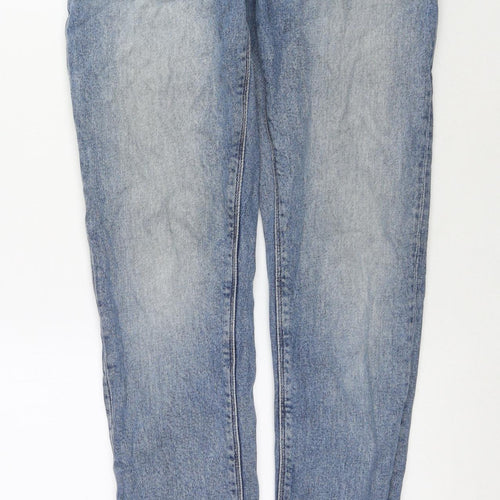 ASOS Mens Blue Cotton Skinny Jeans Size 30 in L32 in Regular Zip