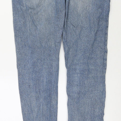 ASOS Mens Blue Cotton Skinny Jeans Size 30 in L32 in Regular Zip