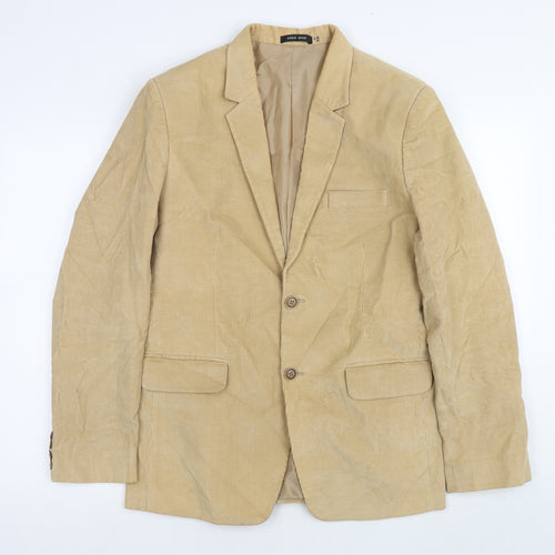Knight Hood Mens Brown Cotton Jacket Suit Jacket Size S Regular