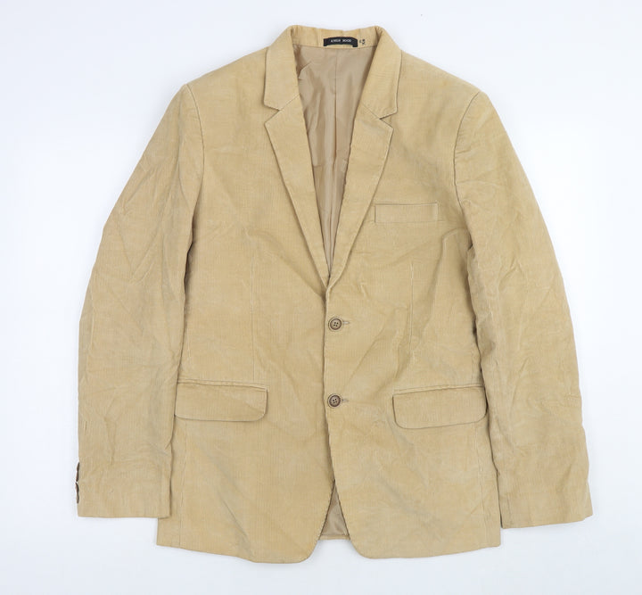 Knight Hood Mens Brown Cotton Jacket Suit Jacket Size S Regular