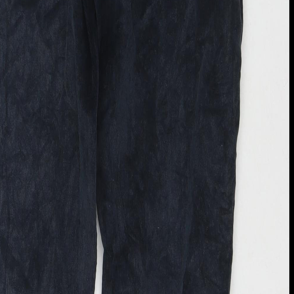 Banana Republic Womens Blue Cotton Trousers Size 29 in L27 in Regular Zip
