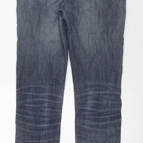 ASOS Mens Blue Cotton Skinny Jeans Size 28 in L31 in Regular Zip