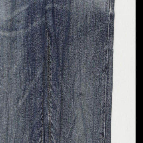 ASOS Mens Blue Cotton Skinny Jeans Size 28 in L31 in Regular Zip