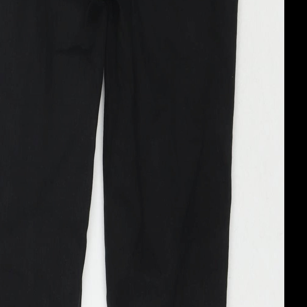 River Island Womens Black Cotton Skinny Jeans Size 10 L28 in Regular Zip