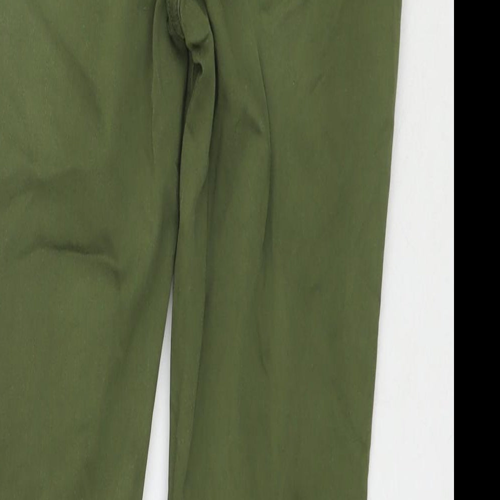 Tocada Womens Green Cotton Jegging Jeans Size L L26 in Regular