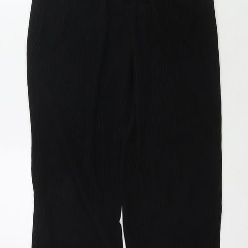 JB Womens Black Polyester Trousers Size M L27 in Regular Zip