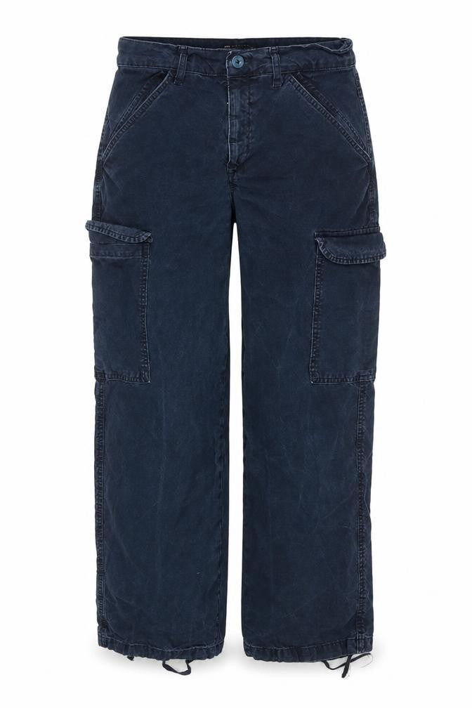 ASOS Womens Blue Cotton Straight Jeans Size 10 L30 in Regular Zip - Cargo Style