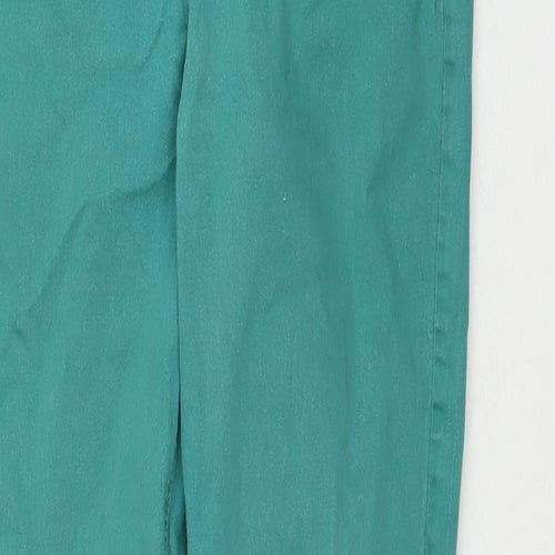 Marks and Spencer Womens Green Cotton Jegging Jeans Size 16 L30 in Regular