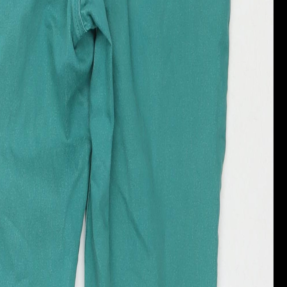 Marks and Spencer Womens Green Cotton Jegging Jeans Size 16 L30 in Regular