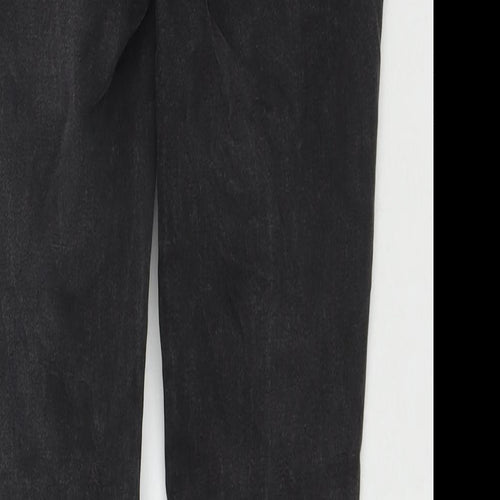 Oasis Womens Black Cotton Skinny Jeans Size 10 L28 in Regular Zip