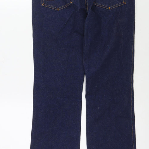 Easy Girls Blue Cotton Straight Jeans Size 12 Years L29 in Regular Zip