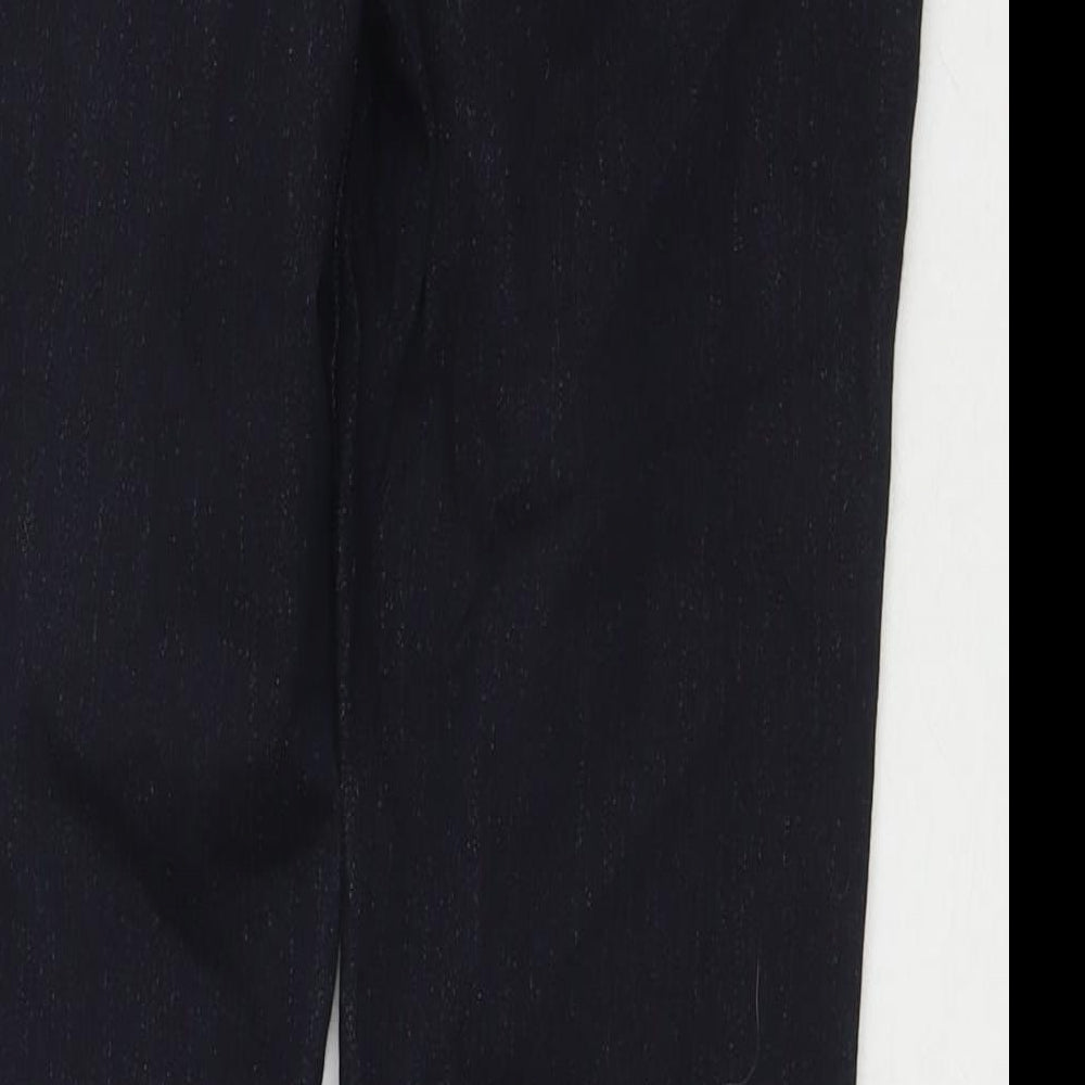 TU Womens Black Cotton Blend Skinny Jeans Size 16 L27 in Regular Zip