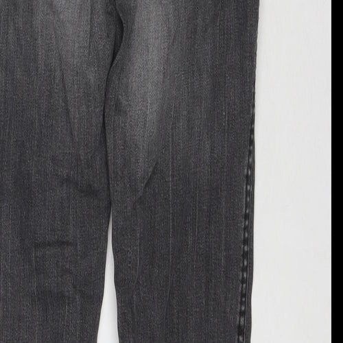&Squin Womens Grey Cotton Skinny Jeans Size 27 in L30 in Regular Zip