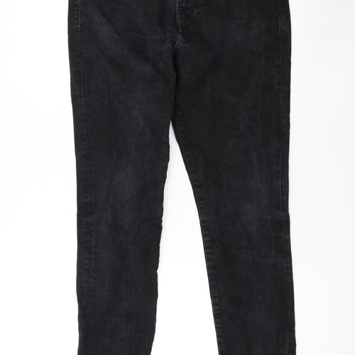H&M Mens Black Cotton Skinny Jeans Size 32 in L31 in Regular Zip