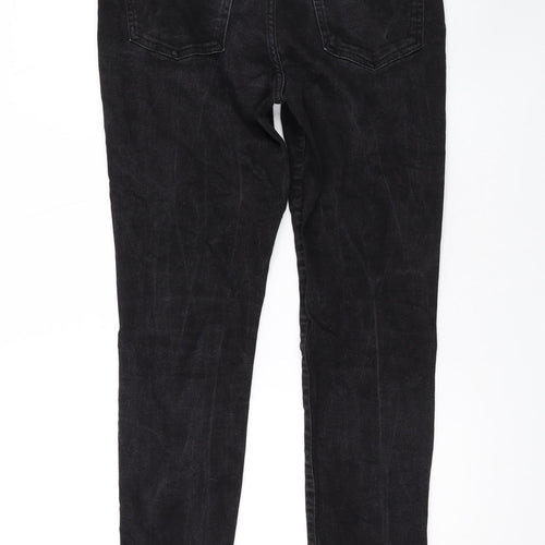 H&M Mens Black Cotton Skinny Jeans Size 32 in L31 in Regular Zip