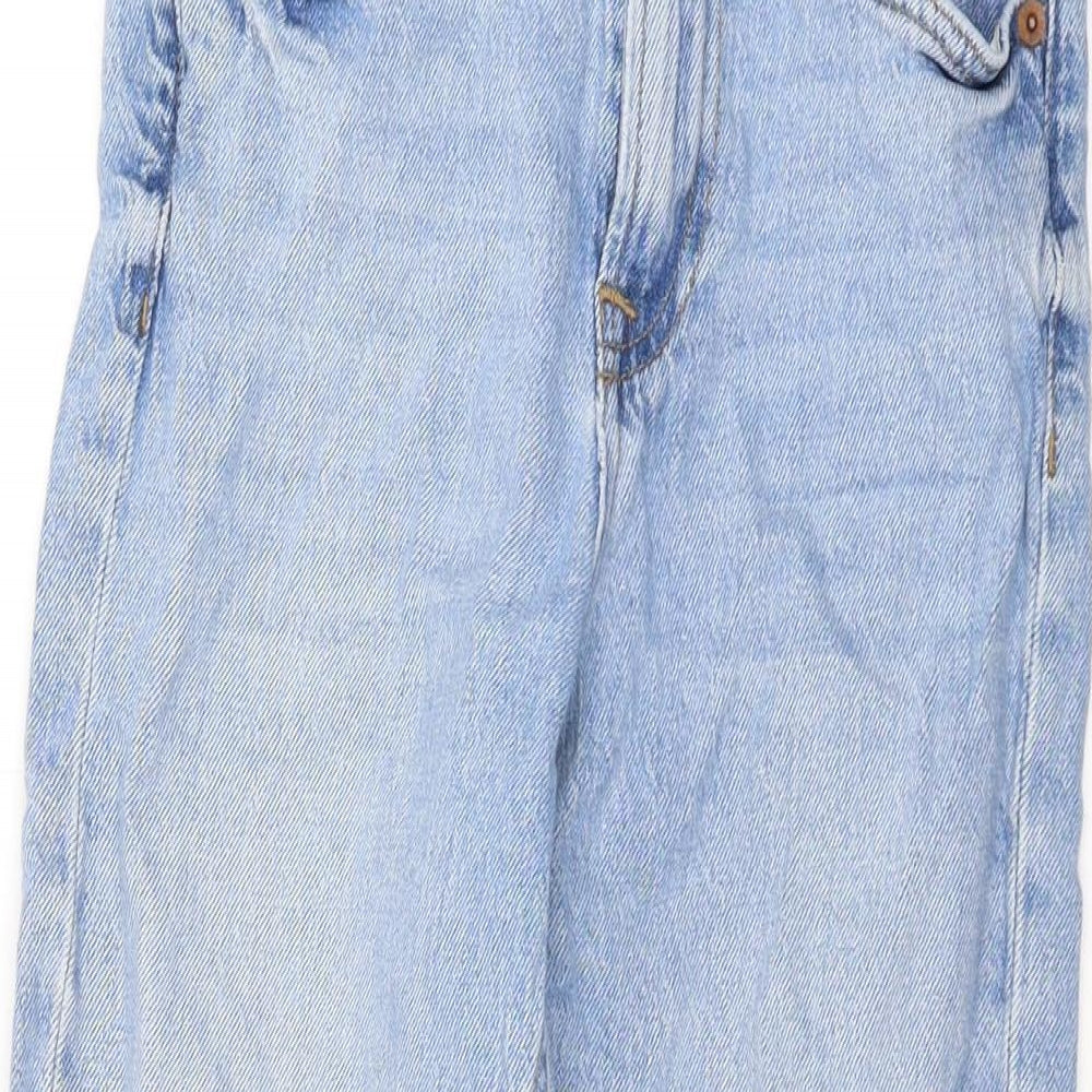 New Look Girls Blue Cotton Skinny Jeans Size 11 Years L23 in Regular Zip