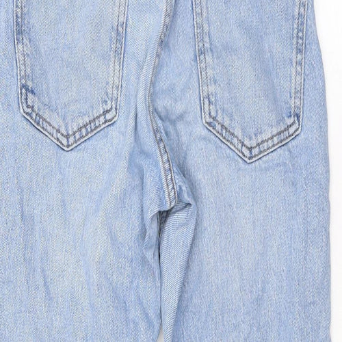 New Look Girls Blue Cotton Skinny Jeans Size 11 Years L23 in Regular Zip