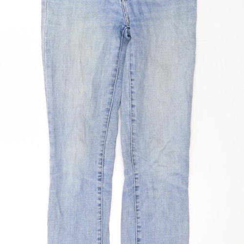 Levi's Womens Blue Cotton Skinny Jeans Size 26 L28 in Regular Zip