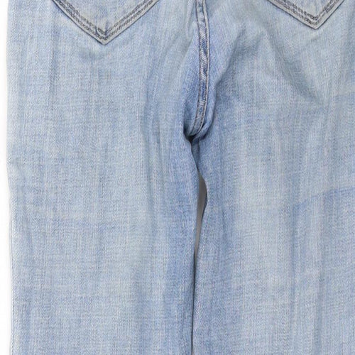 Levi's Womens Blue Cotton Skinny Jeans Size 26 L28 in Regular Zip