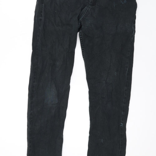Denim & Co. Mens Black Cotton Skinny Jeans Size 30 in L30 in Regular Zip