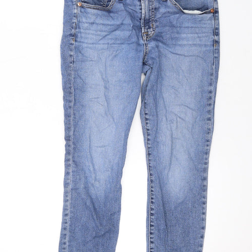 Gap Womens Blue Cotton Skinny Jeans Size 29 in L22 in Regular Zip