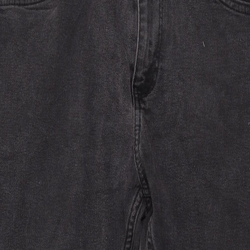 Bershka Womens Black Cotton Skinny Jeans Size 44 in L26 in Regular Zip