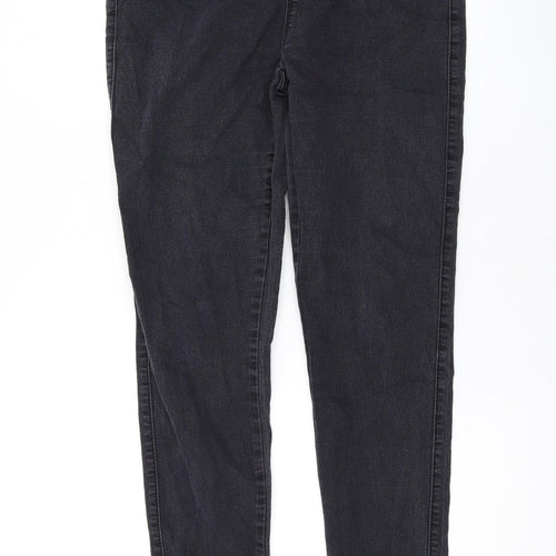 Denim & Co. Womens Black Cotton Jegging Jeans Size 10 L28 in Regular