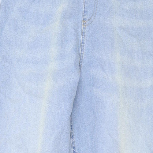 Marks and Spencer Womens Blue Cotton Jegging Jeans Size 14 L30 in Regular