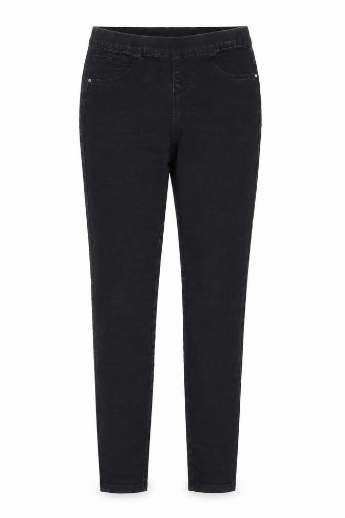 Denim & Co. Womens Black Cotton Jegging Jeans Size 6 L31 in Regular