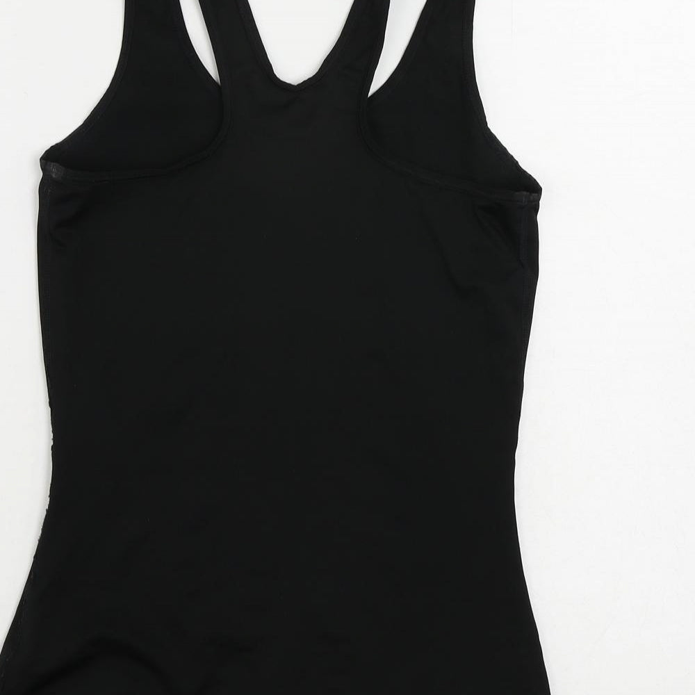 Nike Womens Black Polyester Pullover Tank Size XS Scoop Neck Pullover