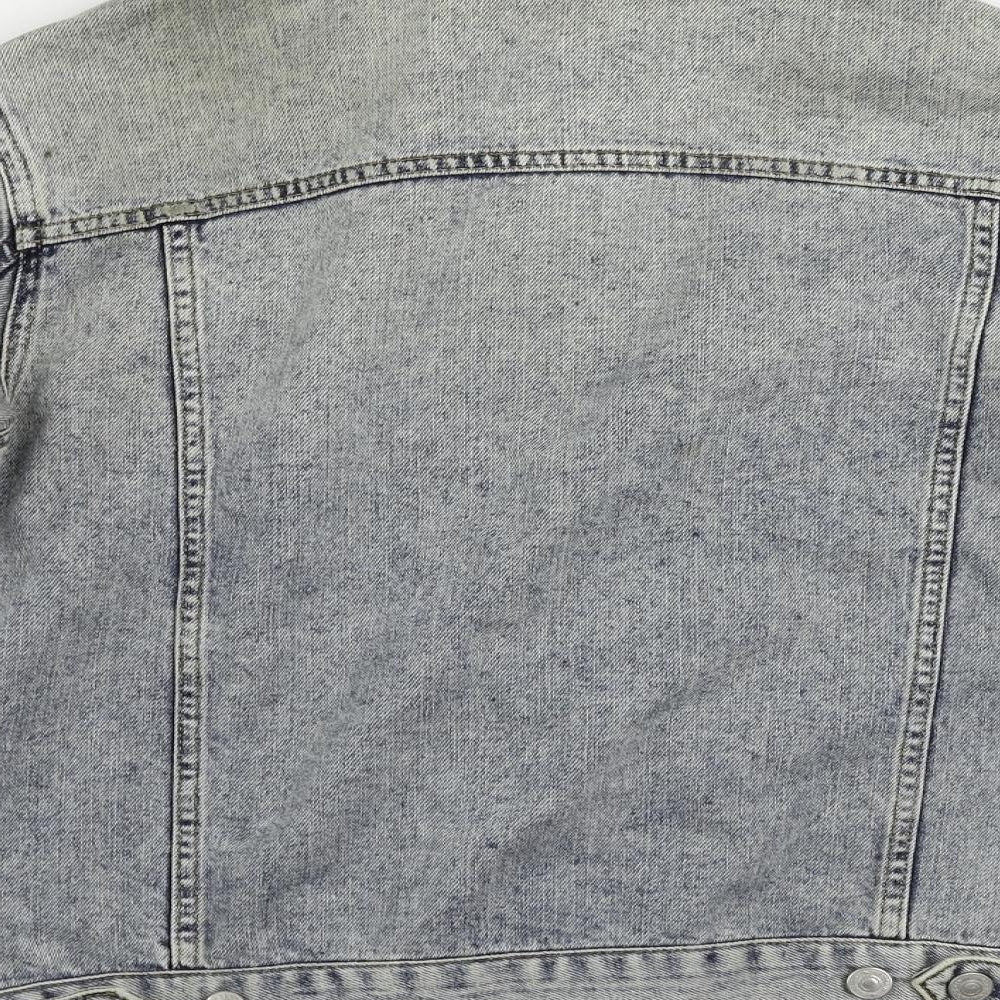 Topshop Womens Blue Jacket Size 10 Button