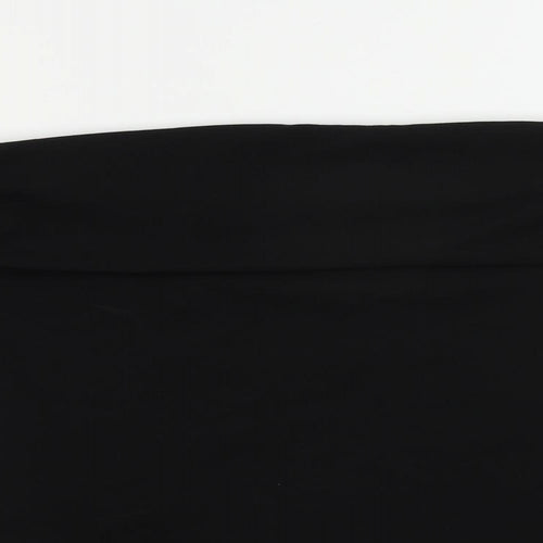 Zara Womens Black Polyester Basic Blouse Size 2XL Off the Shoulder - Strapless