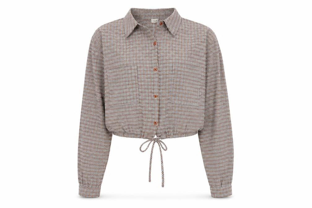 Emory Park Womens Multicoloured Plaid Jacket Size S Button - Lightweight