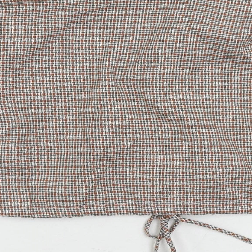 Emory Park Womens Multicoloured Plaid Jacket Size S Button - Lightweight