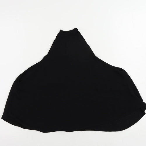 Zara Womens Black Polyester Basic Tank Size M Halter