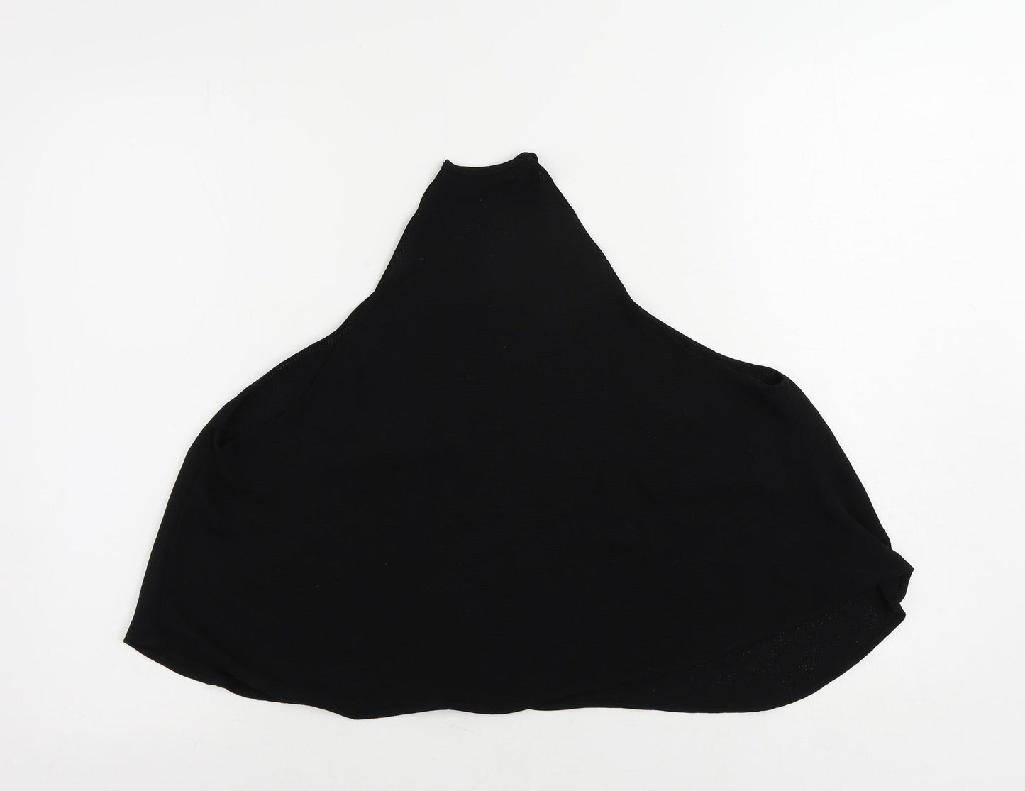 Zara Womens Black Polyester Basic Tank Size M Halter
