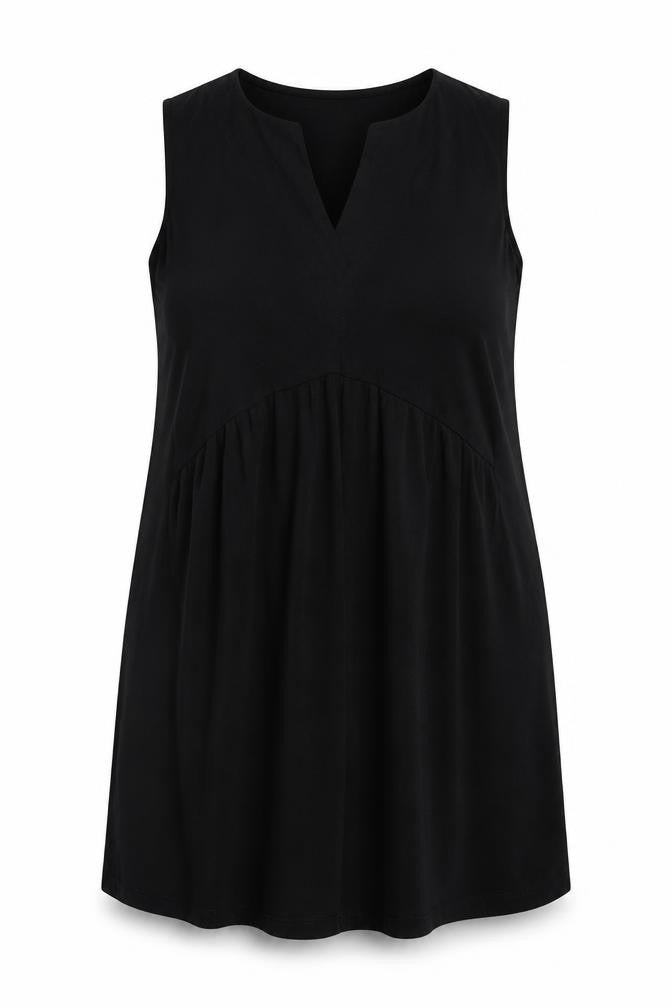Next Womens Black Polyester Shift Size 14 V-Neck Pullover