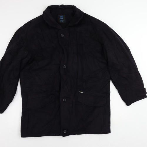 Cento Mila Mens Blue Jacket Size 48 Zip
