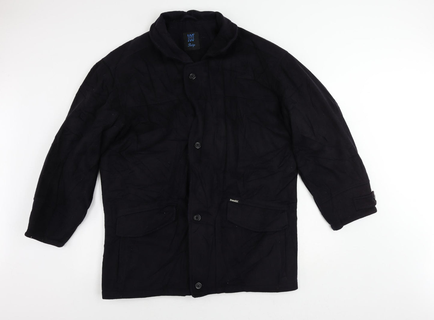 Cento Mila Mens Blue Jacket Size 48 Zip