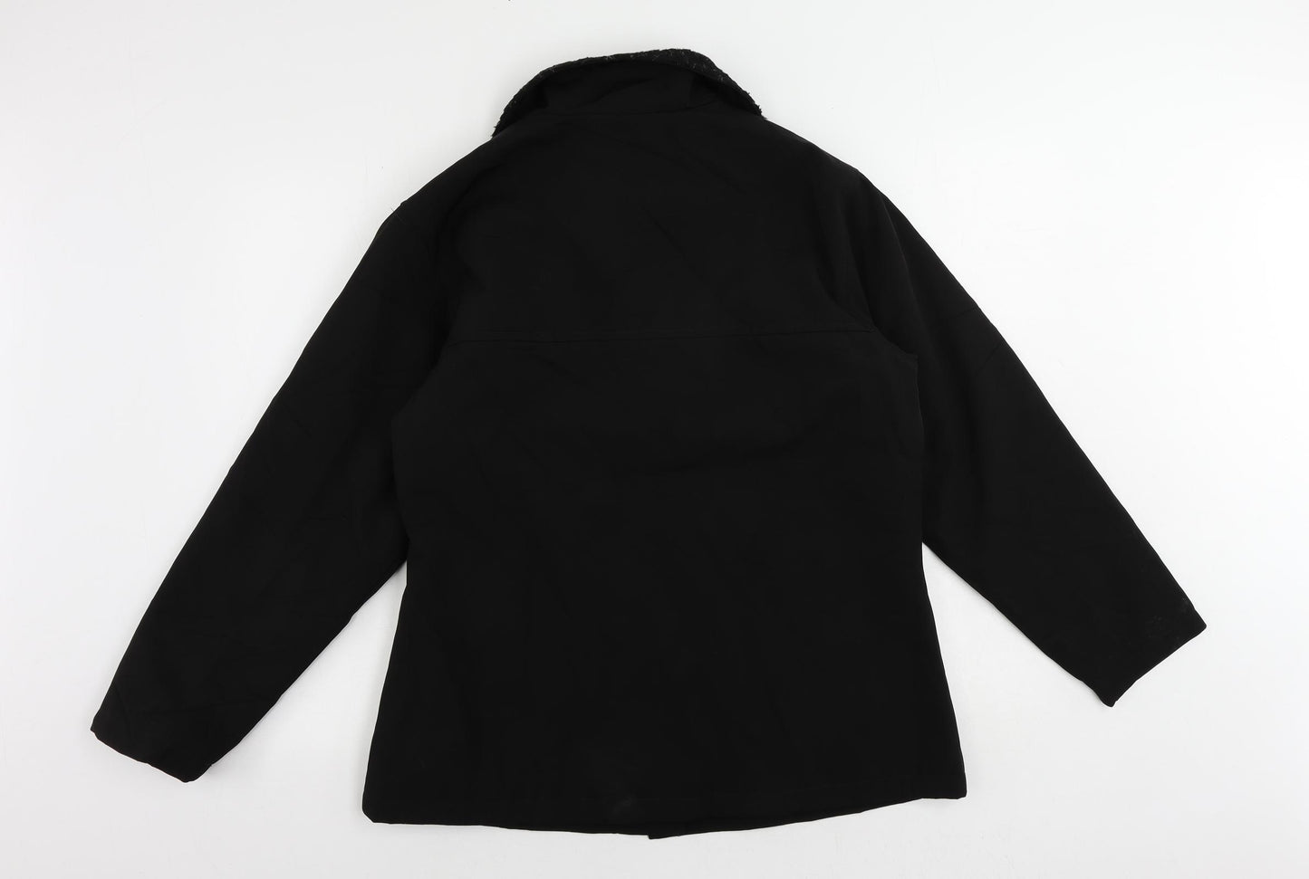 Port Authority Womens Black Jacket Size L Button
