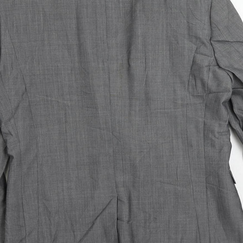 NEXT Mens Grey Wool Jacket Suit Jacket Size 38 Regular