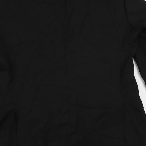 Marks and Spencer Mens Black Polyester Jacket Suit Jacket Size 40 Regular