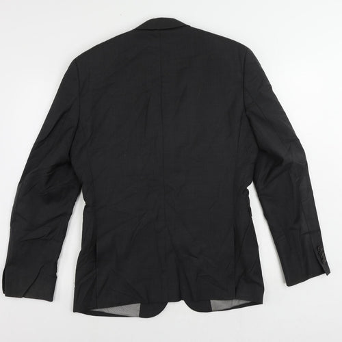 NEXT Mens Grey Wool Jacket Suit Jacket Size 38 Regular