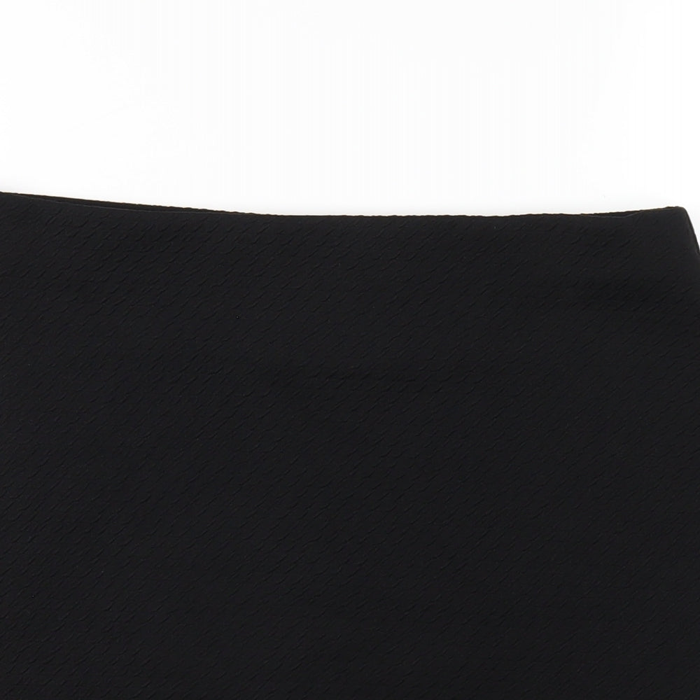 New Look Womens Black Polyester Straight & Pencil Skirt Size 14
