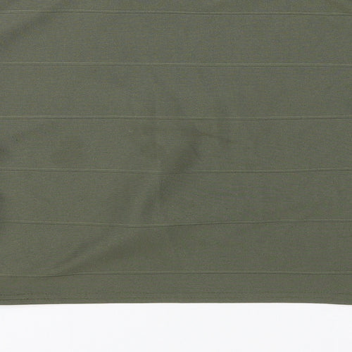 Missguided Womens Green Polyester Mini Skirt Size 10