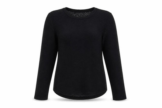Front view of Wallis women’s blue polyester basic blouse, size UK 12, round neck