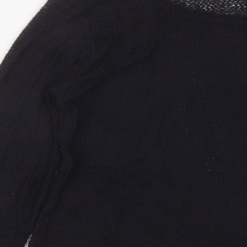 Wallis Womens Blue Polyester Basic Blouse Size 12 Round Neck